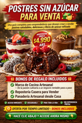 Postres sin azúcar para venta OFERTA